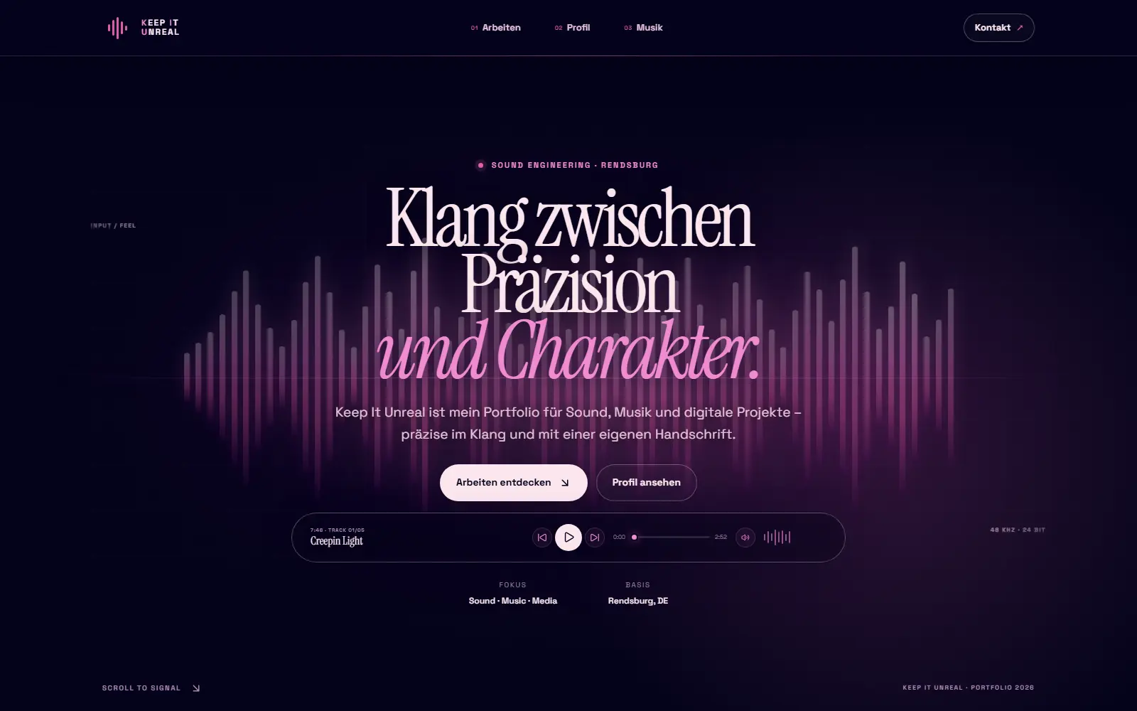 Gespeicherte Website-Ansicht: Keep It Unreal