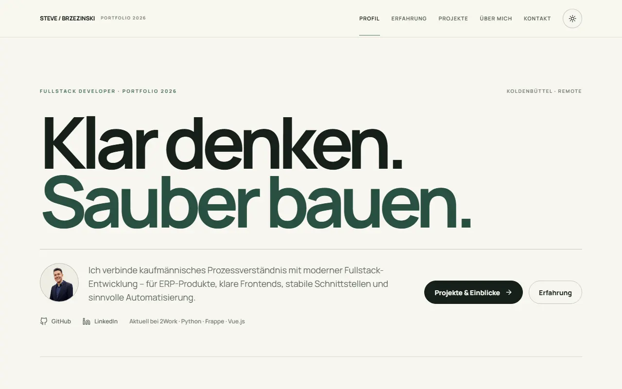 Gespeicherte Website-Ansicht: Steve Brzezinski